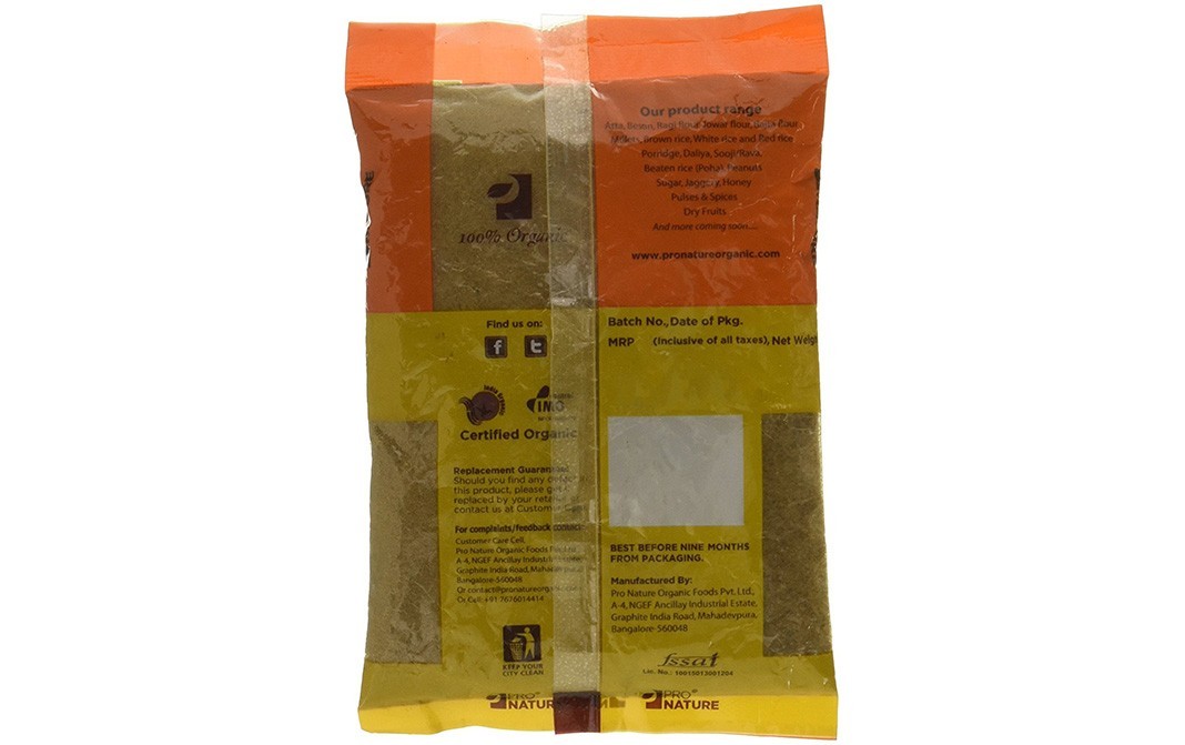 Pro Nature Organic Cumin Powder    Pack  100 grams